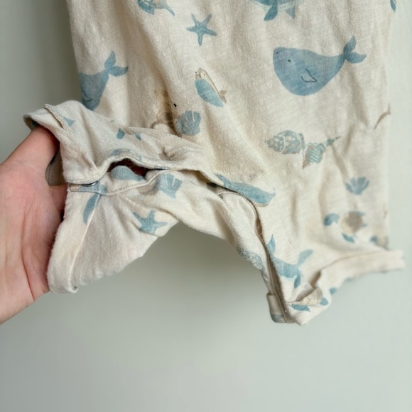 H&M Toddler Boys Short Button Up Marine Life Print Romper 3T - Picture 4 of 6